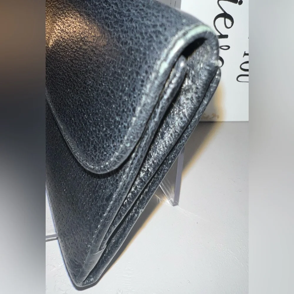 EUC rare vintage Gucci Continental black leather Wallet - Picture 3 of 9